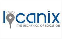 locanix logo & stationary design